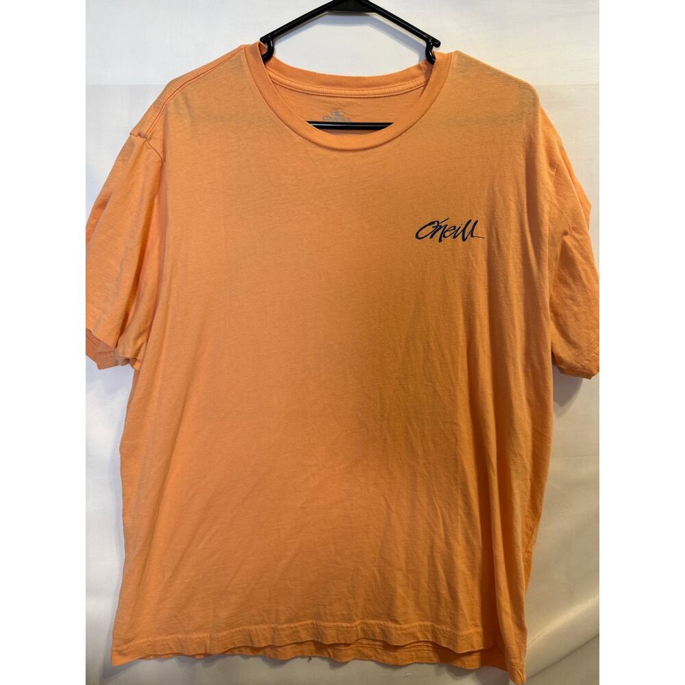 O’Neill Surf Shop San Francisco Graphic T Shirt Men’s XL Orange Standard Fit